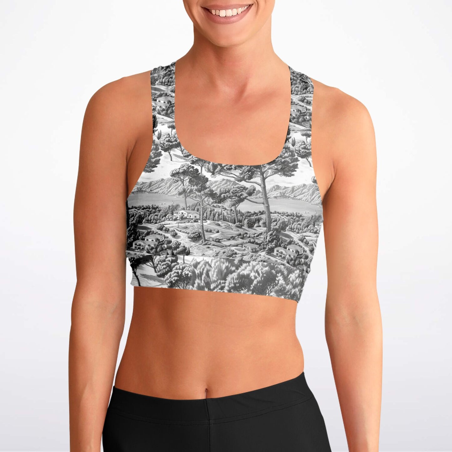 Scenic Landscape Sports Bra