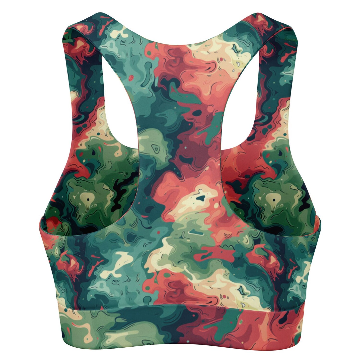 Camouflage Camo Padded Sports Bra