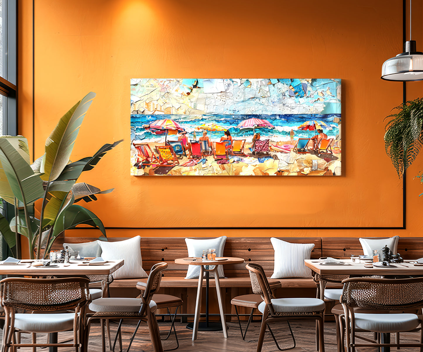 Summer Seaside Mosaics: Sunlit Seaside Fiesta