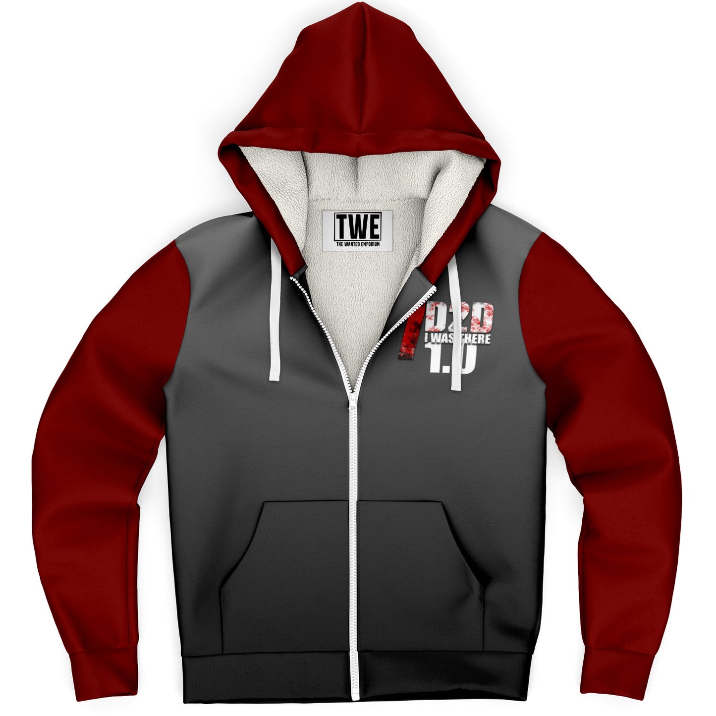 Custom Hoodie - "7D2D 1.0 I Was There" Red Edition - AOP