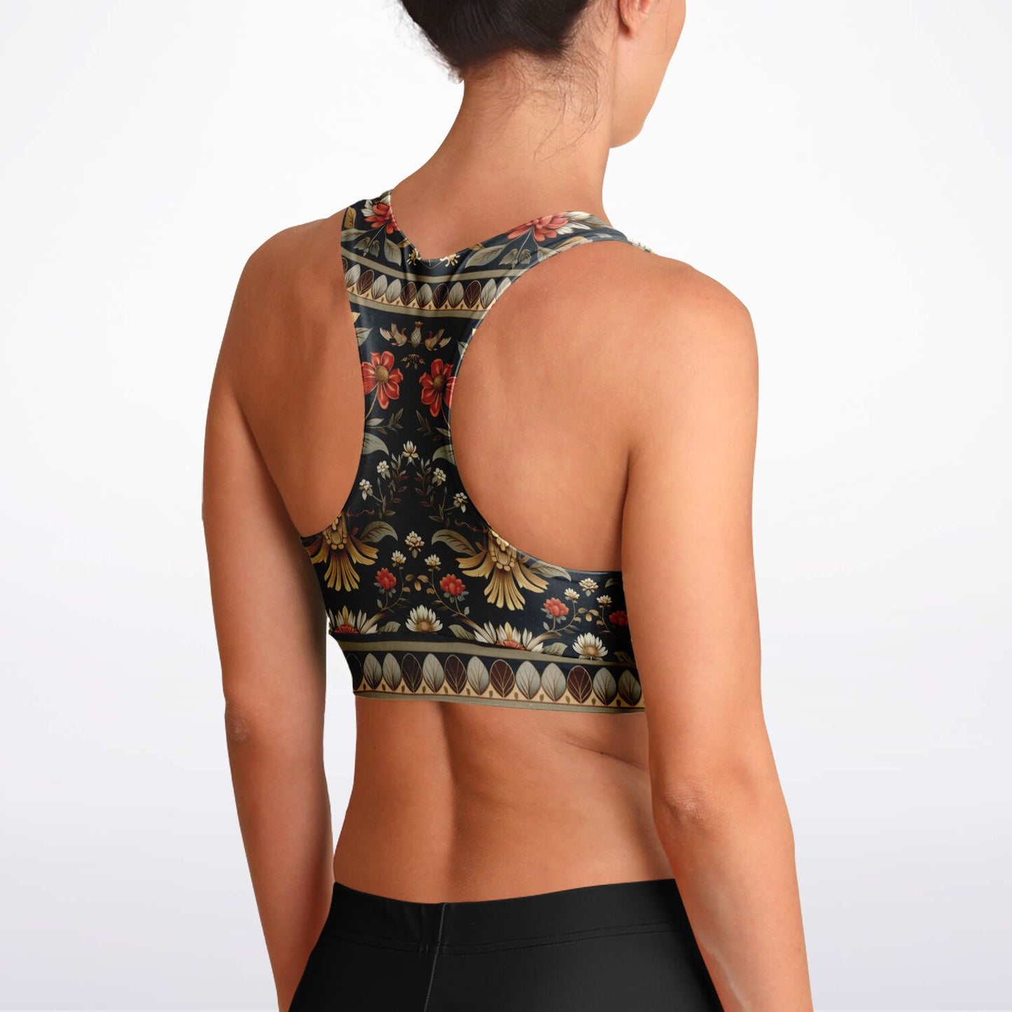 Regal Elegance Padded Sports Bra