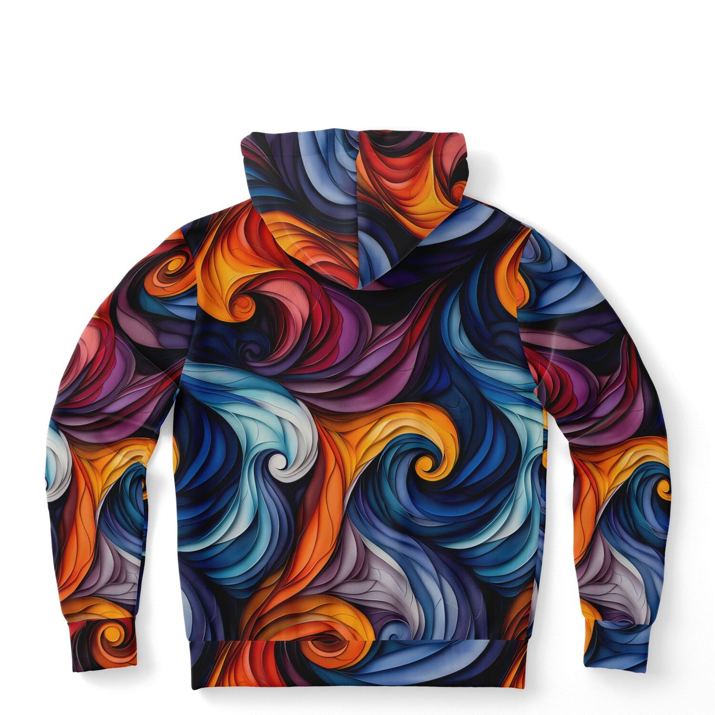 Vibrant Swirls Women's Hoodie for Bold and Artistic Style - AOP