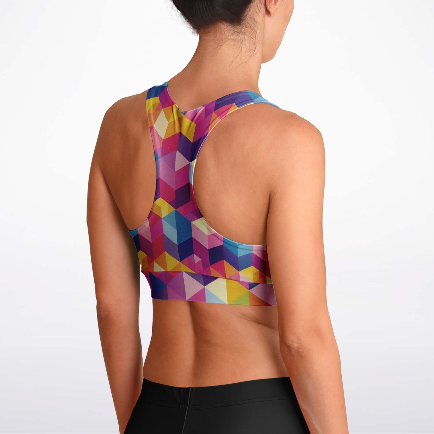 Kaleidoscope Dreams Padded Sports Bra