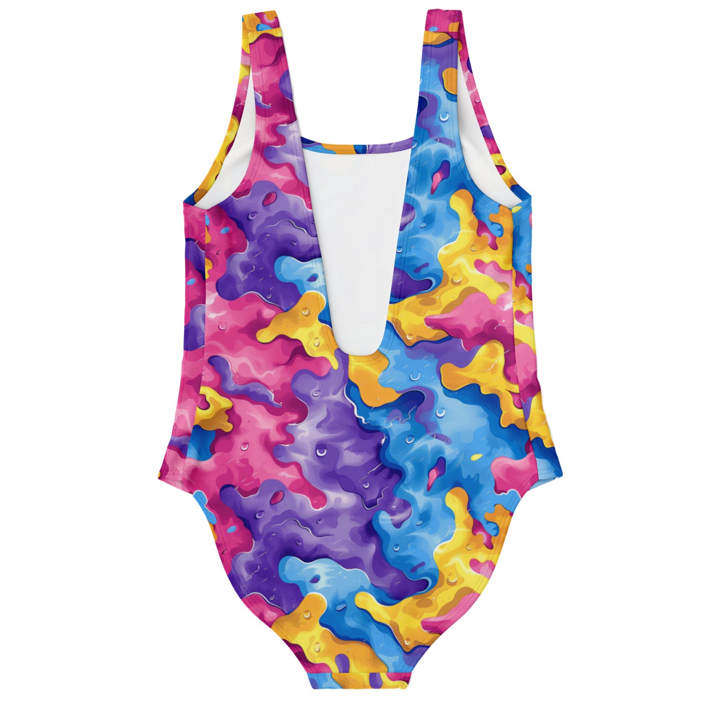 Colorful Abstract Camo Women's One-Piece Swimsuit - AOP