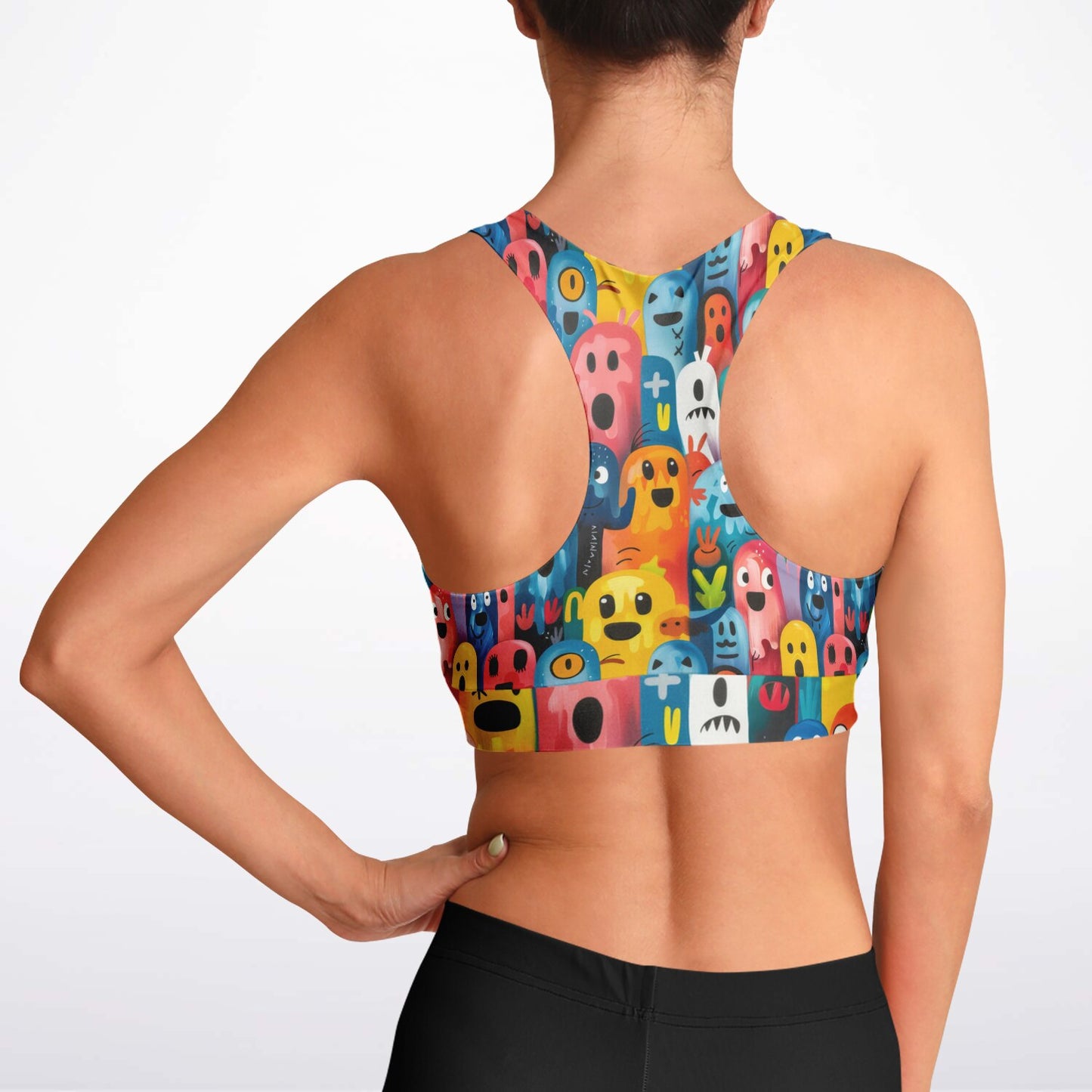 Monster Mash Padded Sports Bra