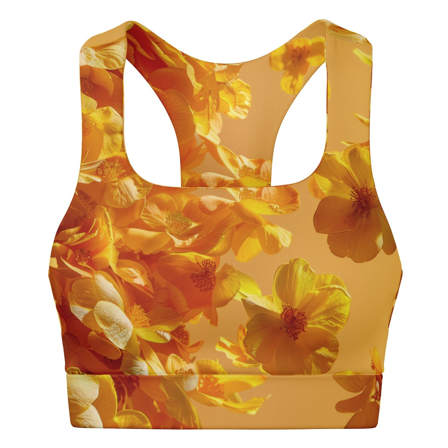 Radiant Blossom Padded Sports Bra