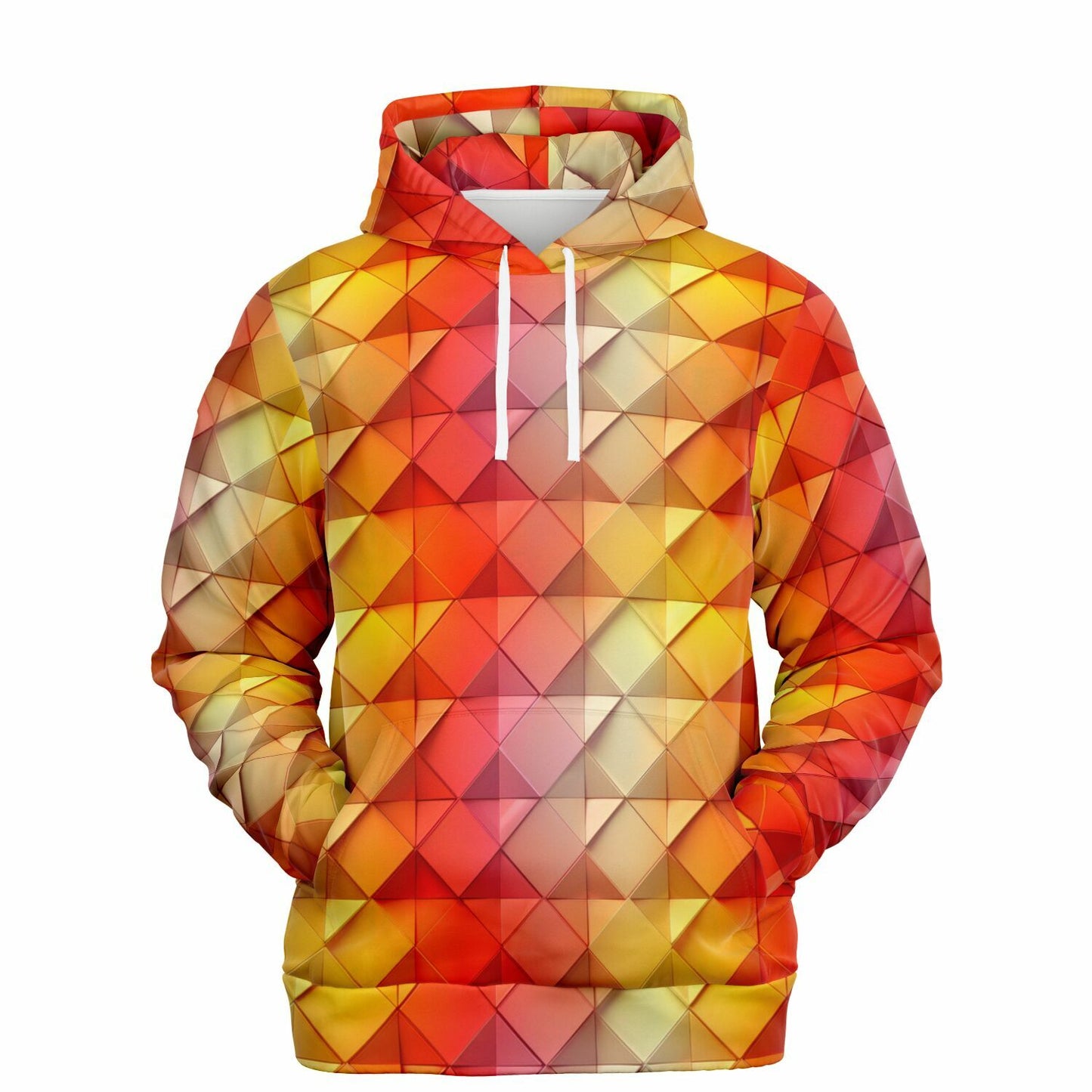 Geometric Sunset Unisex Hoodie - AOP