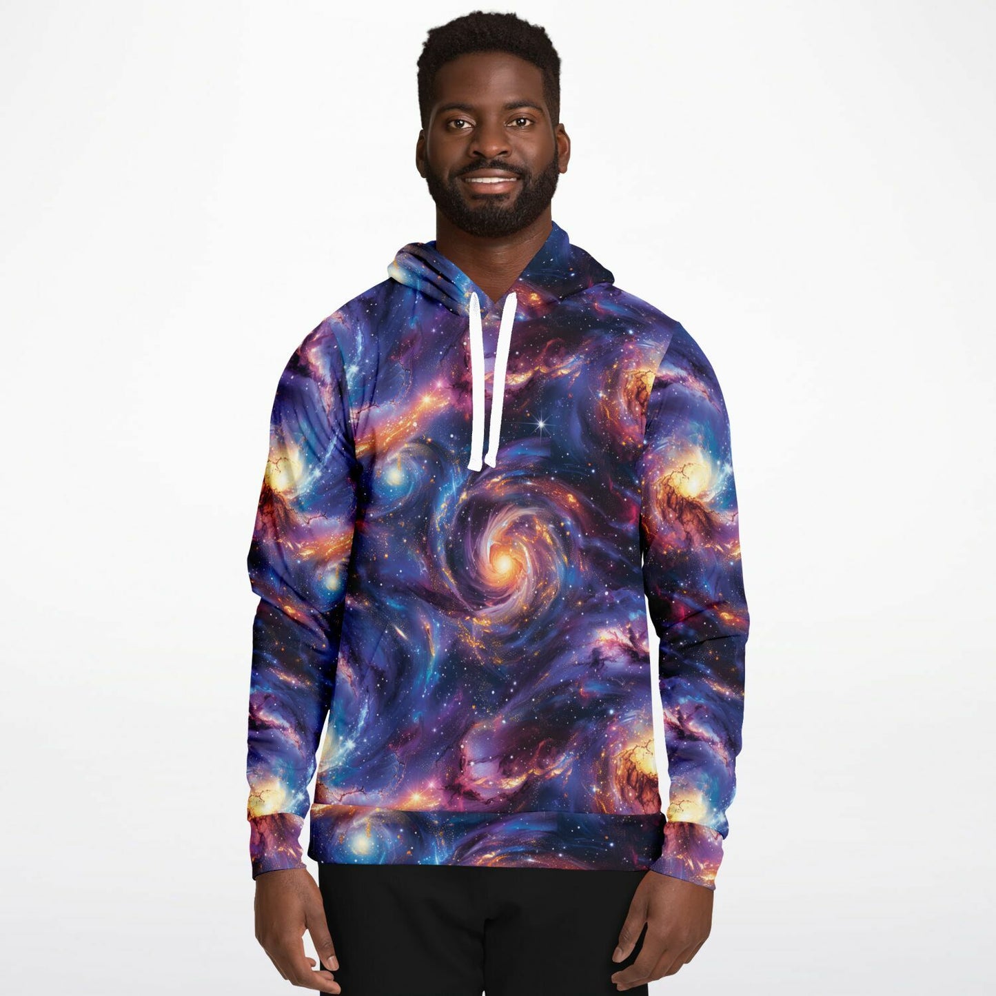 Cosmic Galaxy Pullover Fashion Hoodie - AOP