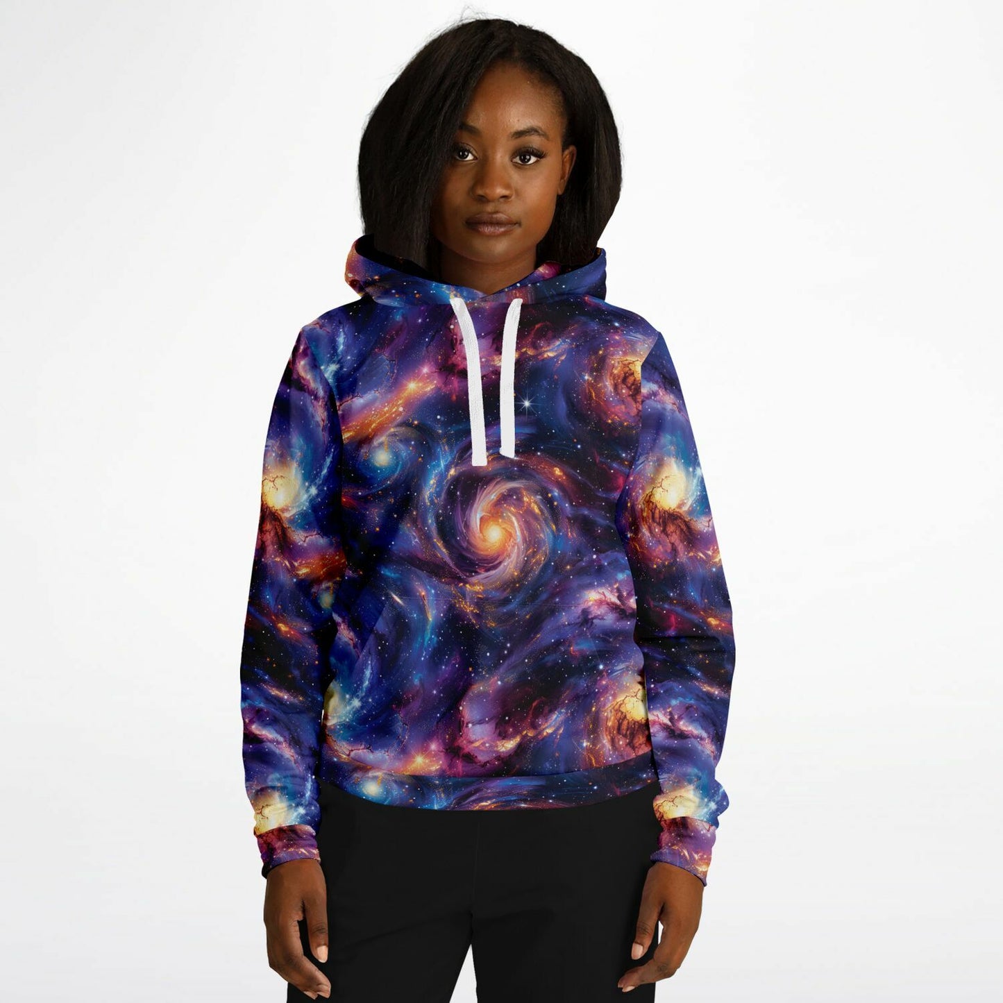 Cosmic Galaxy Pullover Fashion Hoodie - AOP