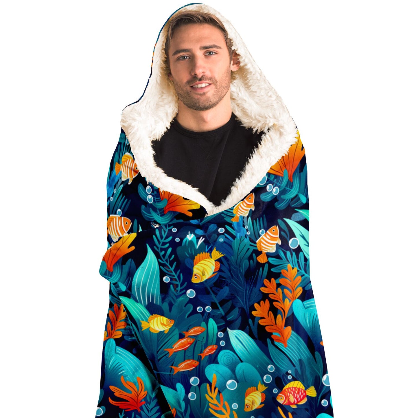 Underwater Paradise Hooded Blanket