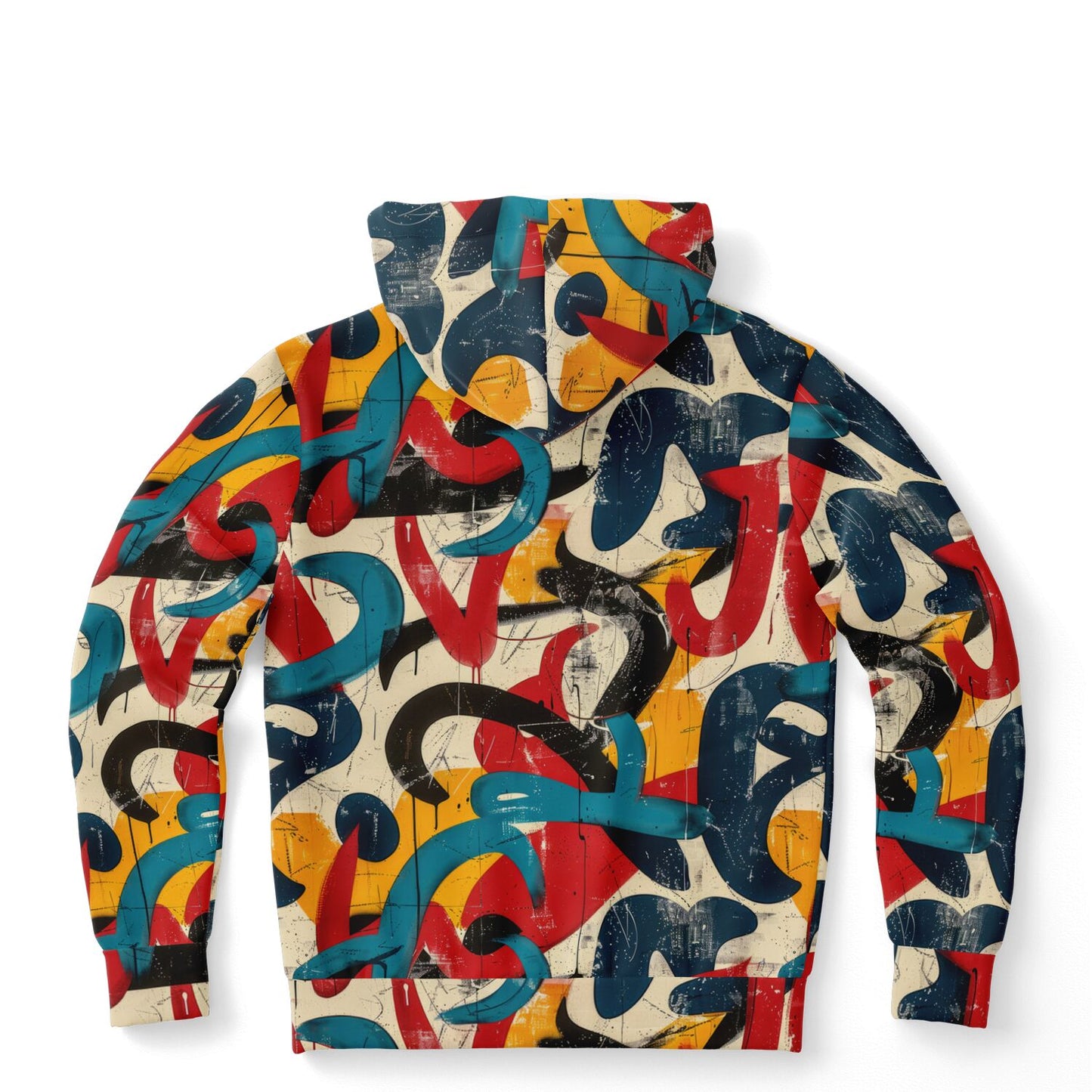 Urban Graffiti Pullover Fashion Hoodie - AOP