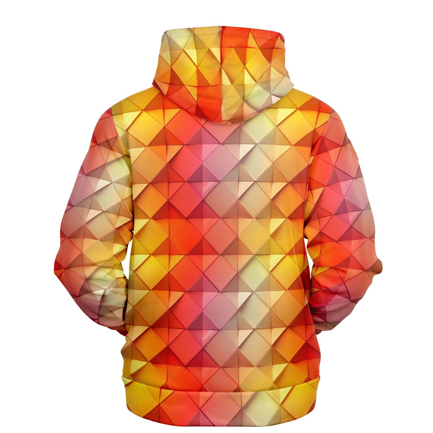 Geometric Sunset Unisex Hoodie - AOP