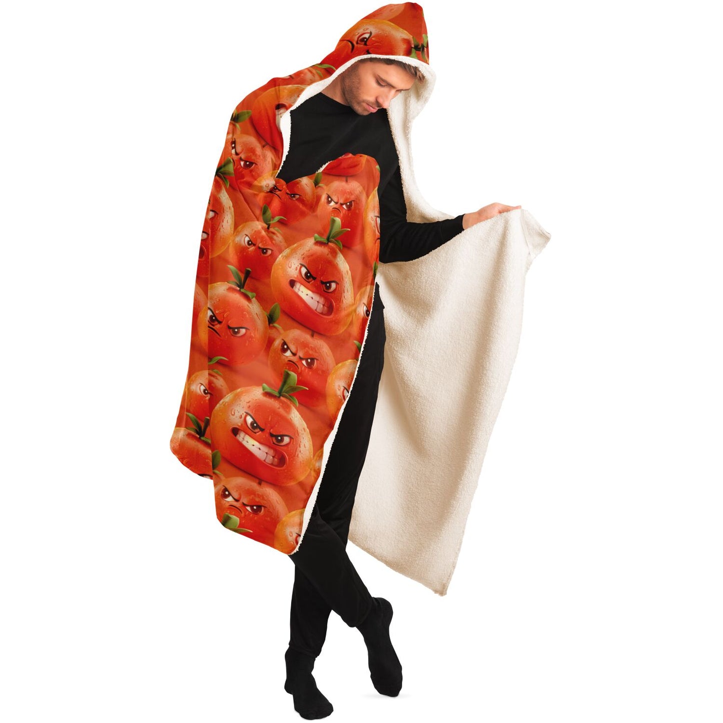 Angry Tomato Hooded Blanket