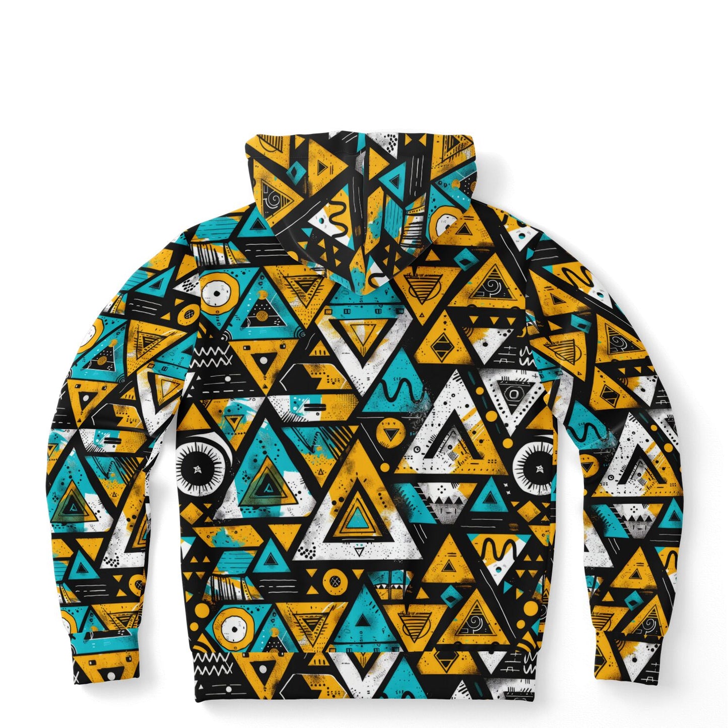 Geometric Pop Pullover Fashion Hoodie - AOP