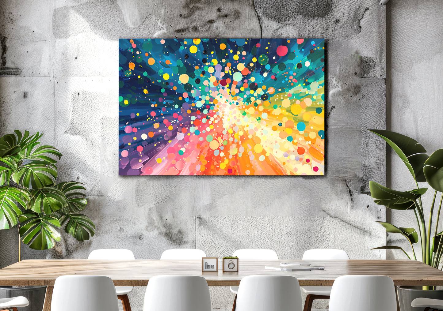 Uplifting Cosmic Dance: An Explosion of Color