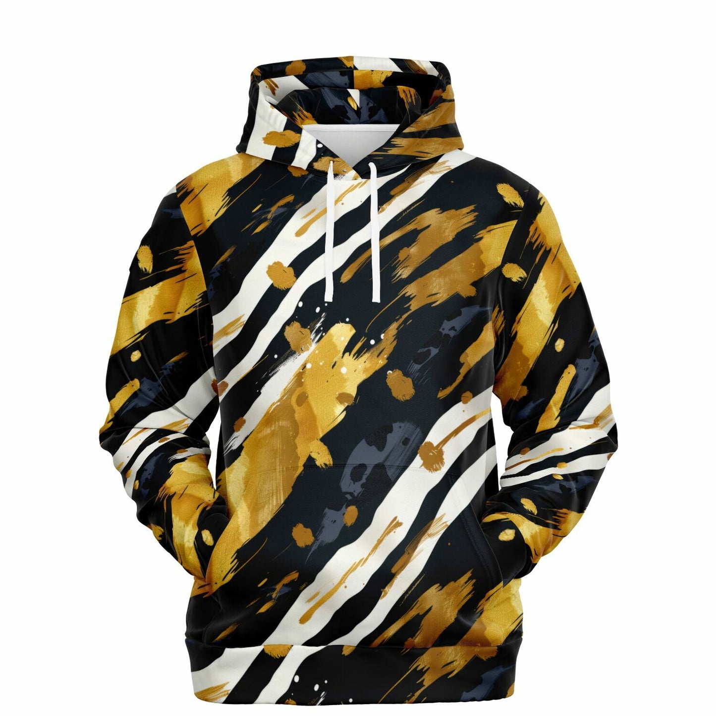 Wild Strokes Pullover Fashion Hoodie - AOP