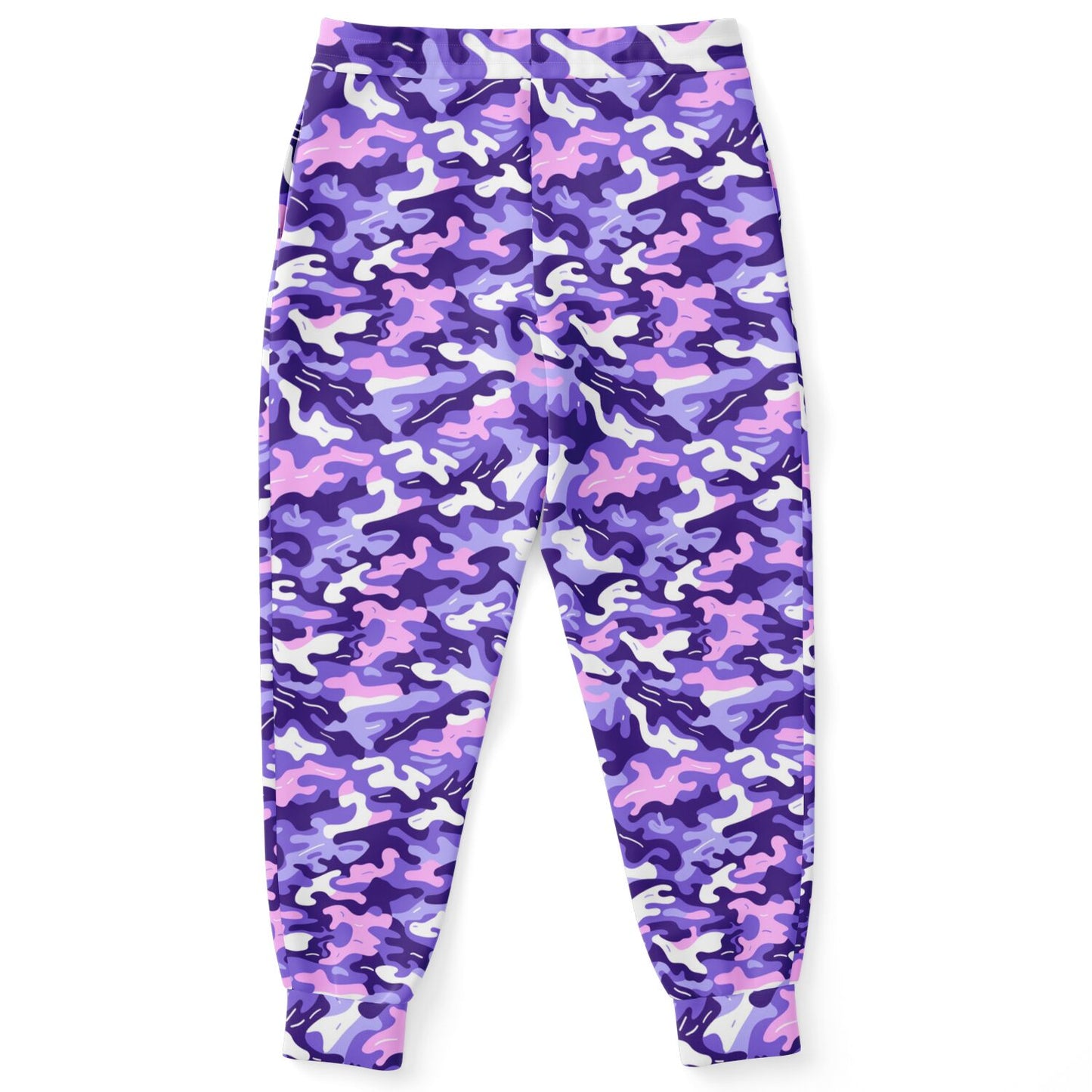 Purple Camo Unisex Joggers - AOP