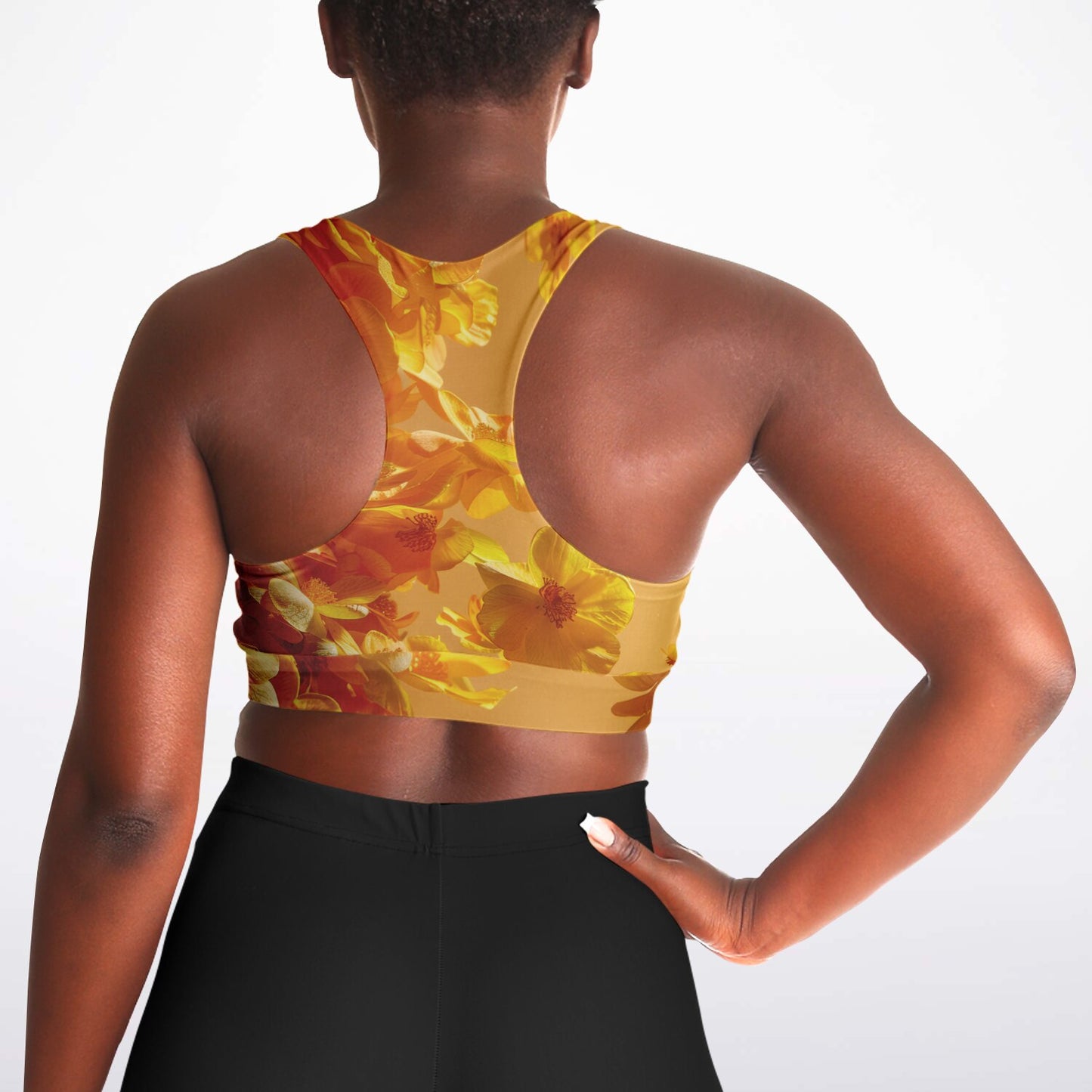 Radiant Blossom Padded Sports Bra