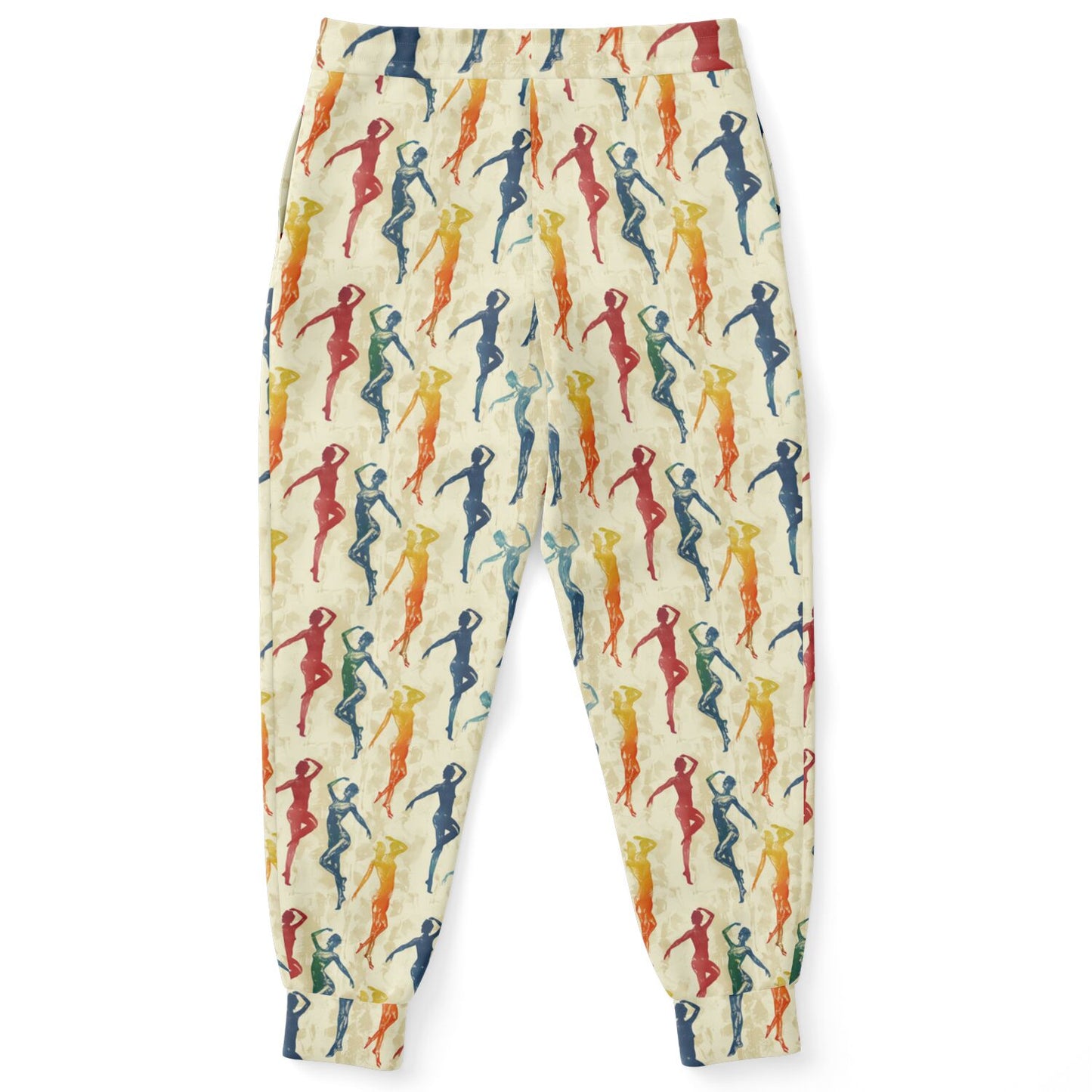 Artistic Silhouette Joggers for Creative and Comfortable Loungewear - AOP