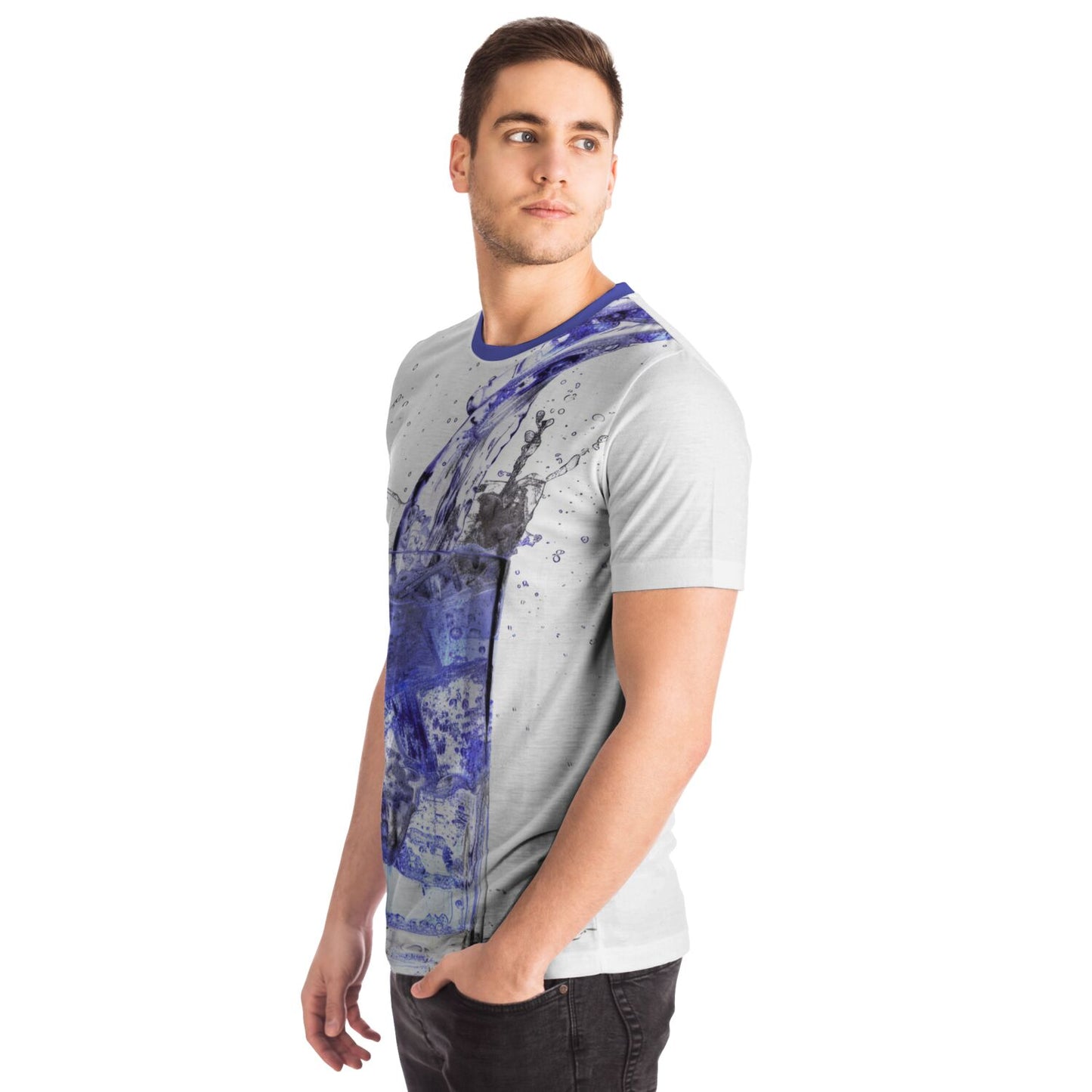 Dynamic Purple Splash T-Shirt