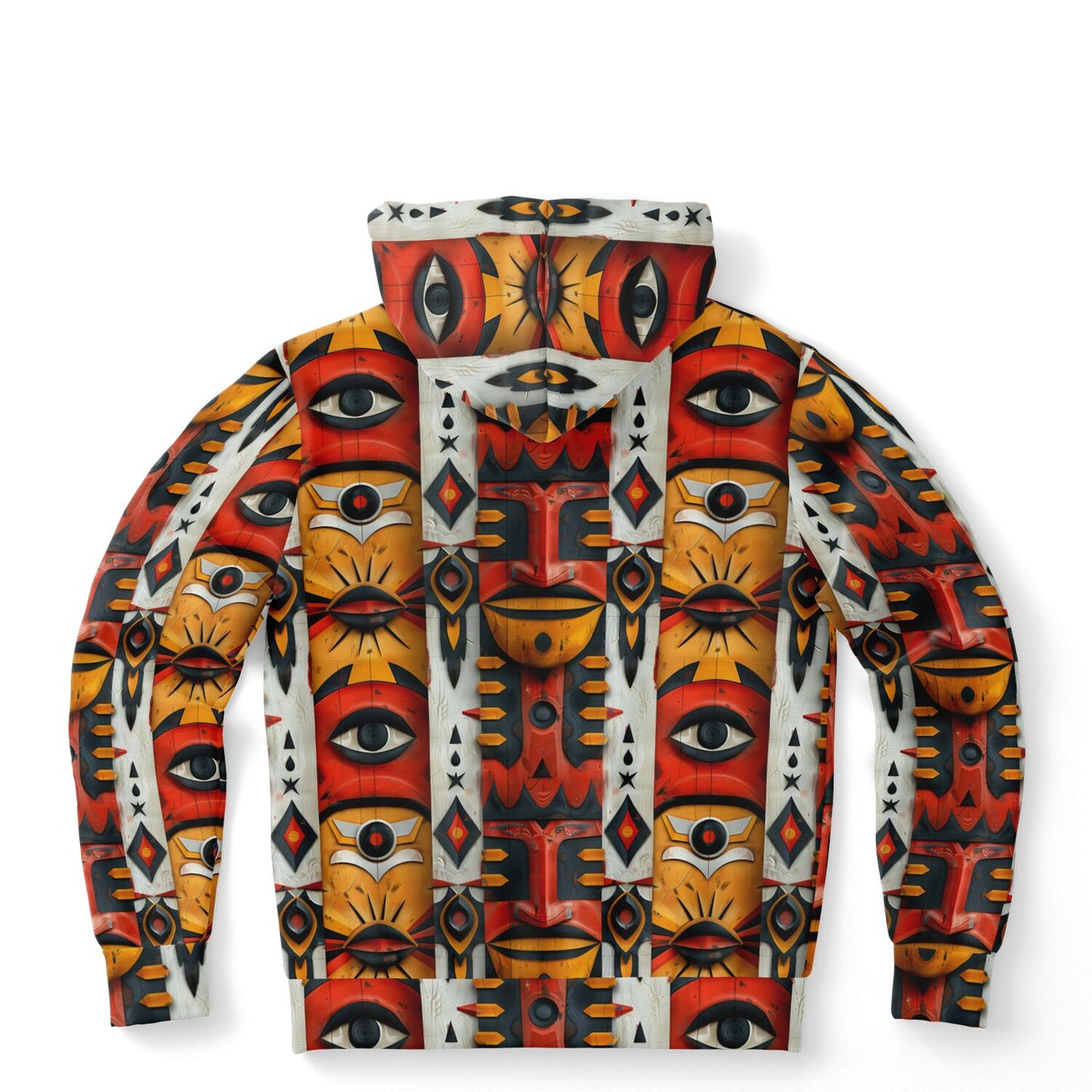 Tribal Eyes Pullover Fashion Hoodie - AOP