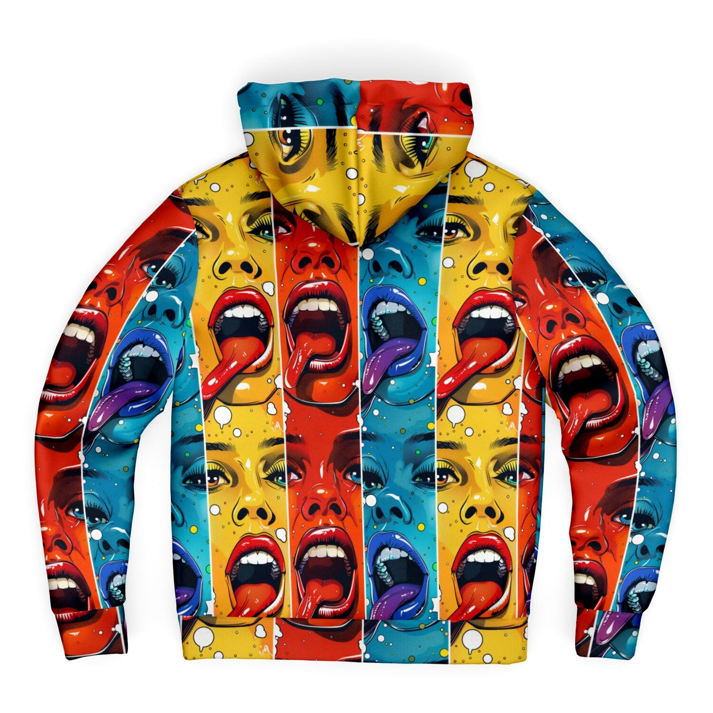 Pop Art Expressions Microfleece Zip hoodie - AOP