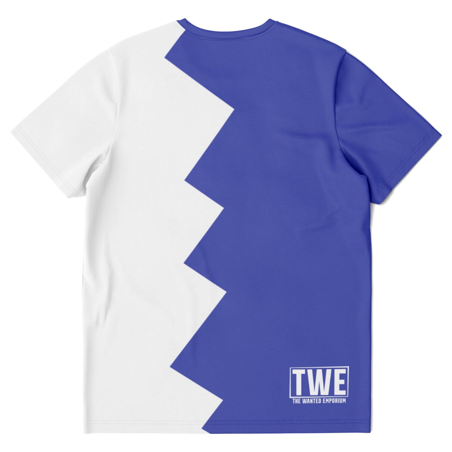 Pastel Purple and White Zigzag T-Shirt