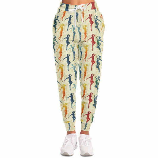 Artistic Silhouette Joggers for Creative and Comfortable Loungewear - AOP