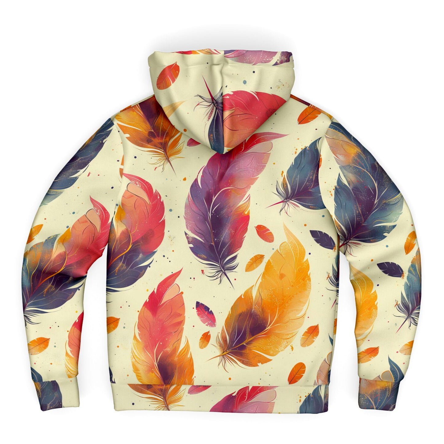 Feather Flight Microfleece Zip hoodie - AOP