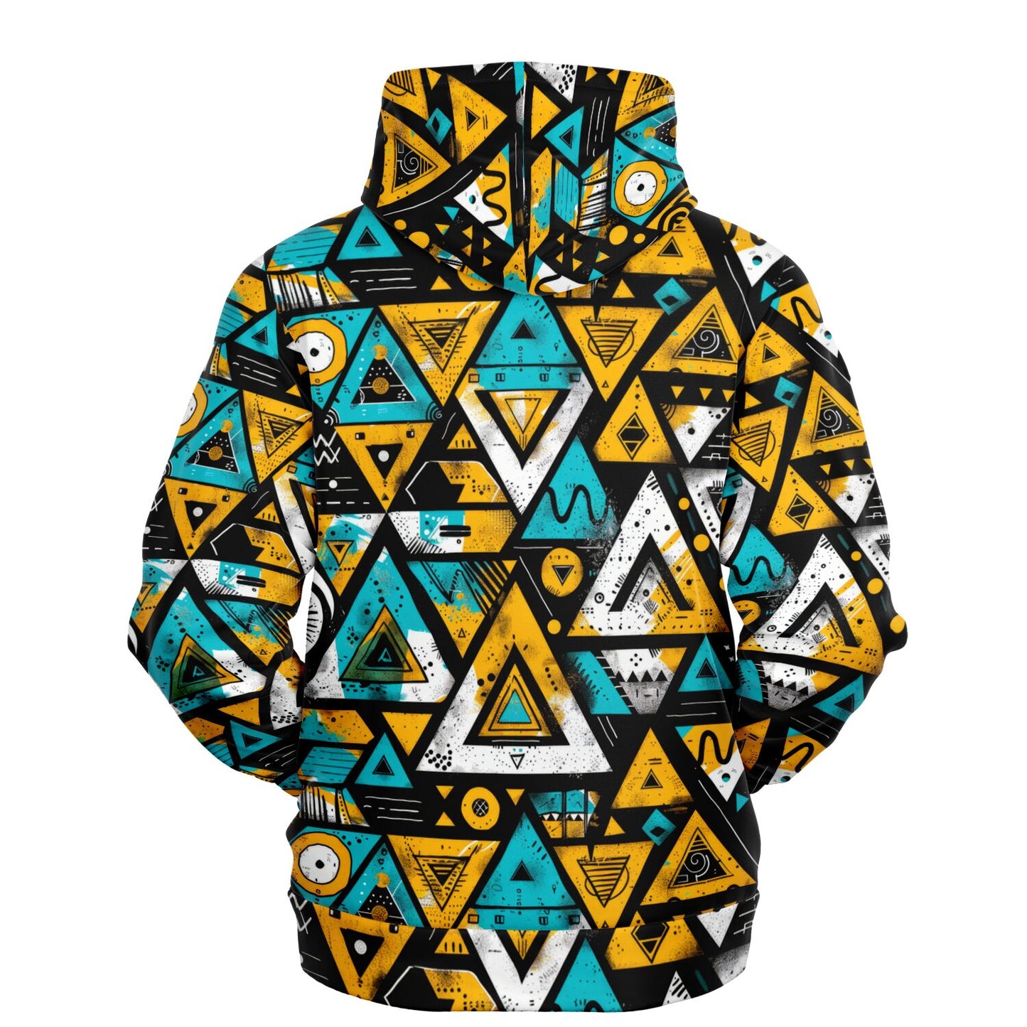 Geometric Pop Pullover Fashion Hoodie - AOP