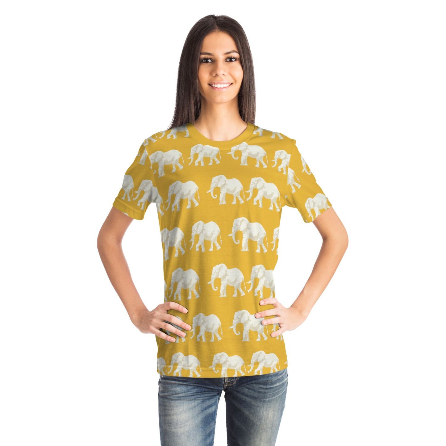 Majestic Elephant Print Unisex T-Shirt