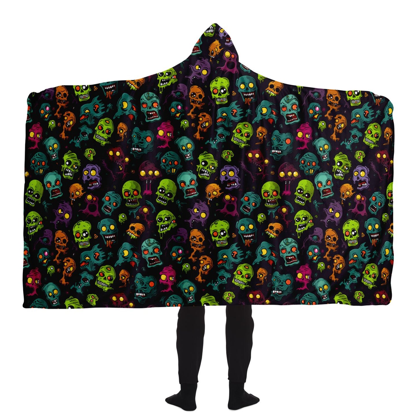 Spooky Zombie Hooded Blanket