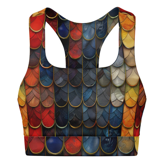 Mythical Dragon Scales Sports Bra