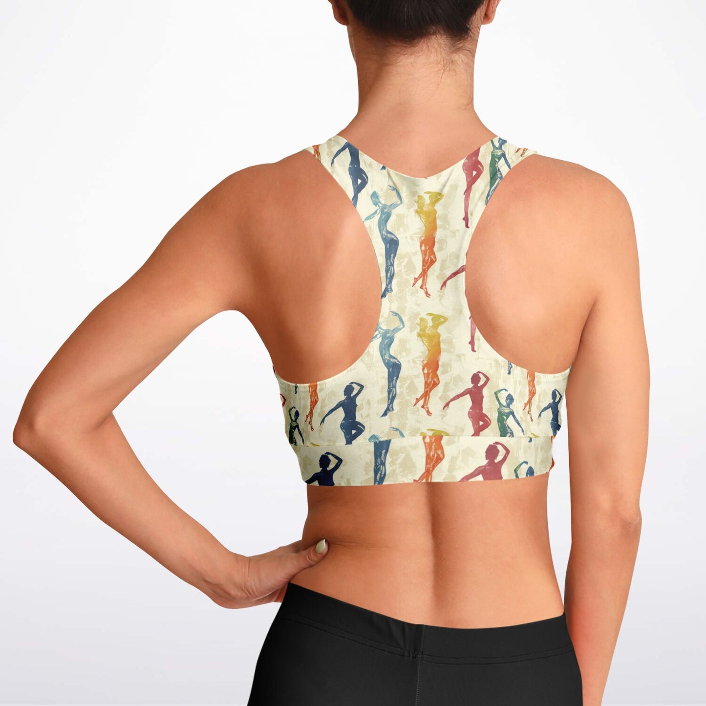 Dance Silhouettes Padded Sports Bra