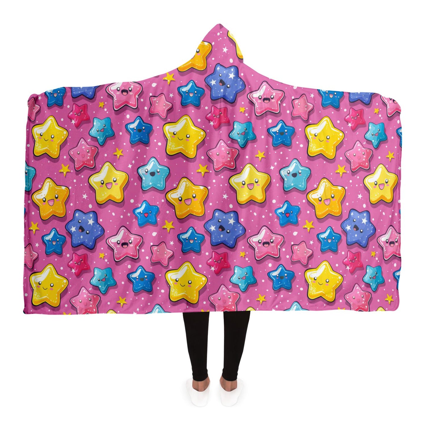 Starry Delight Hooded Blanket