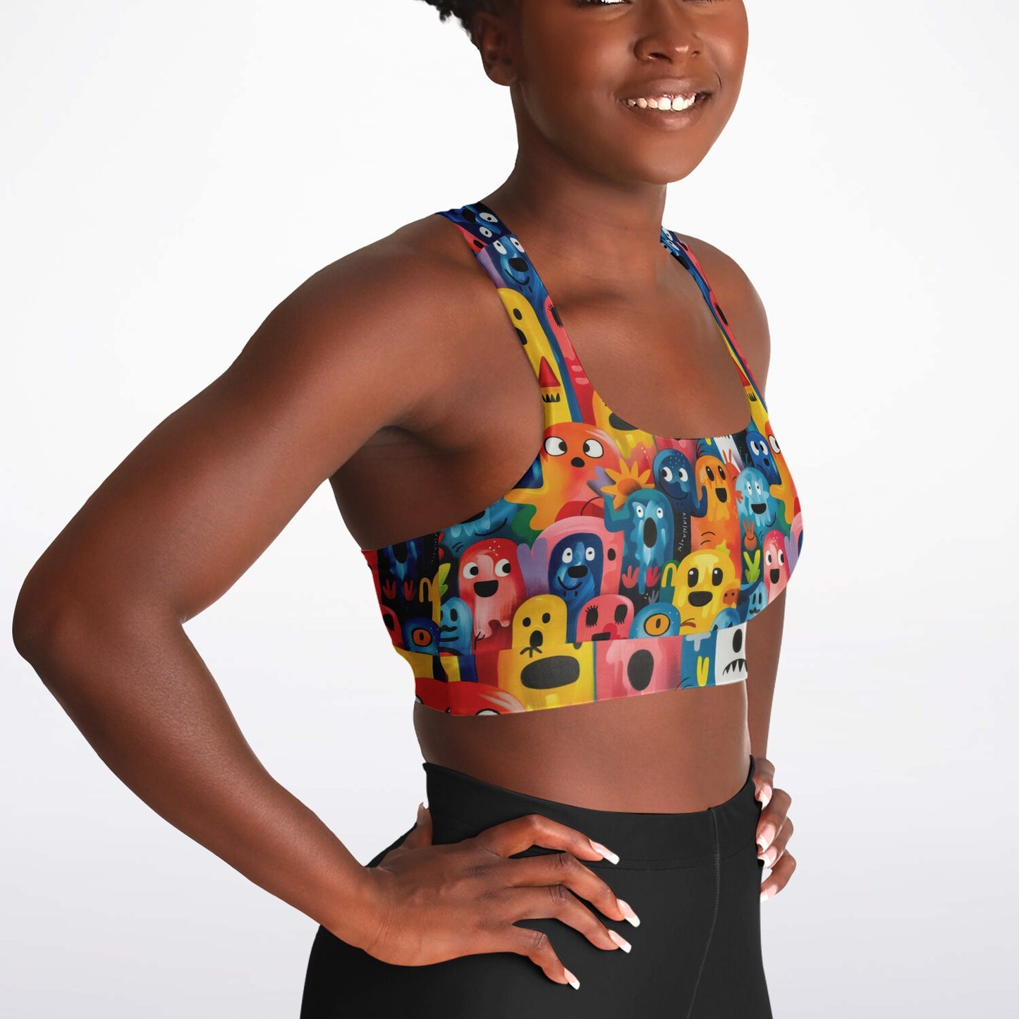 Monster Mash Padded Sports Bra