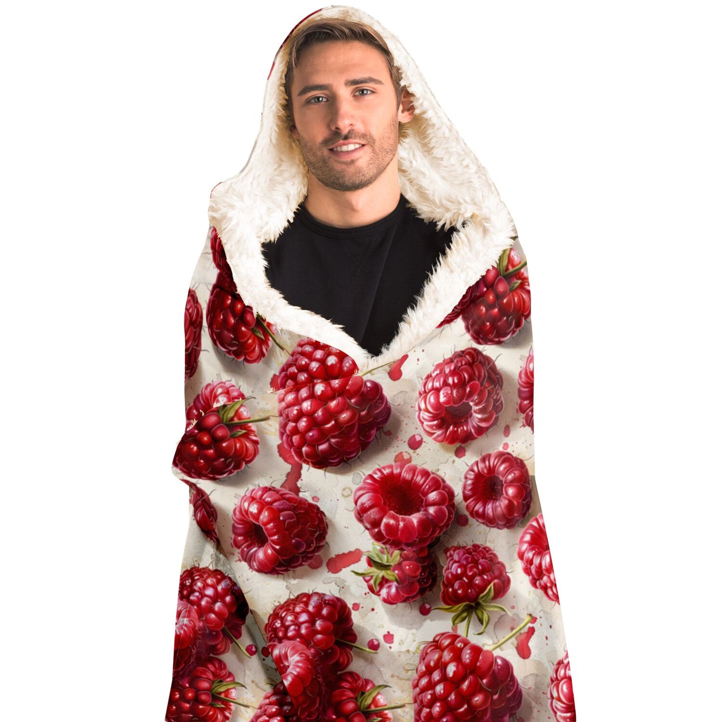 Raspberry Delight Hooded Blanket copy