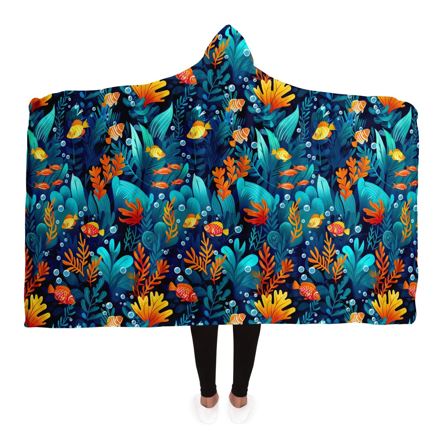 Underwater Paradise Hooded Blanket