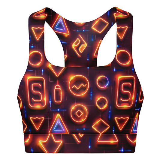 Neon Glow Sports Bra