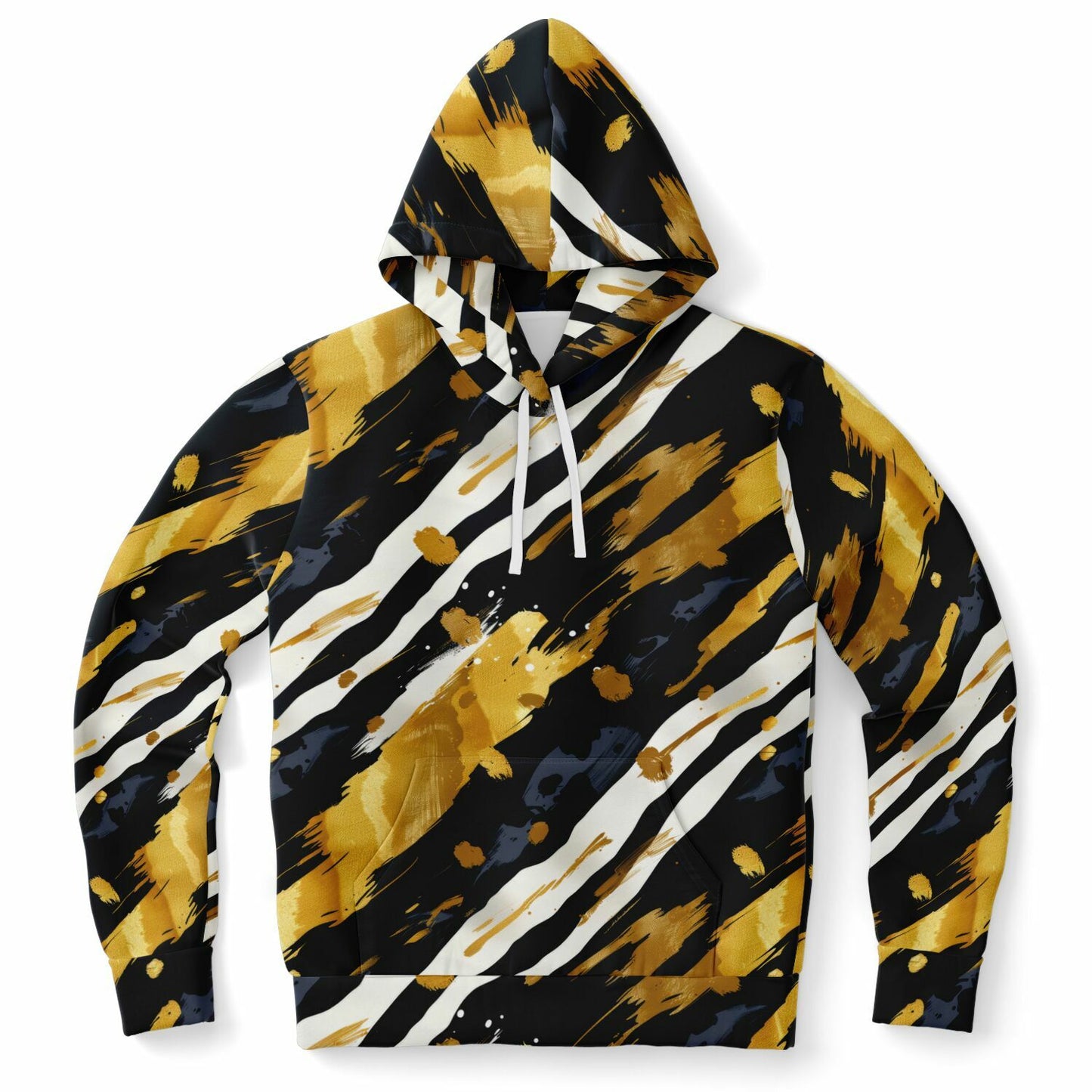 Wild Strokes Pullover Fashion Hoodie - AOP