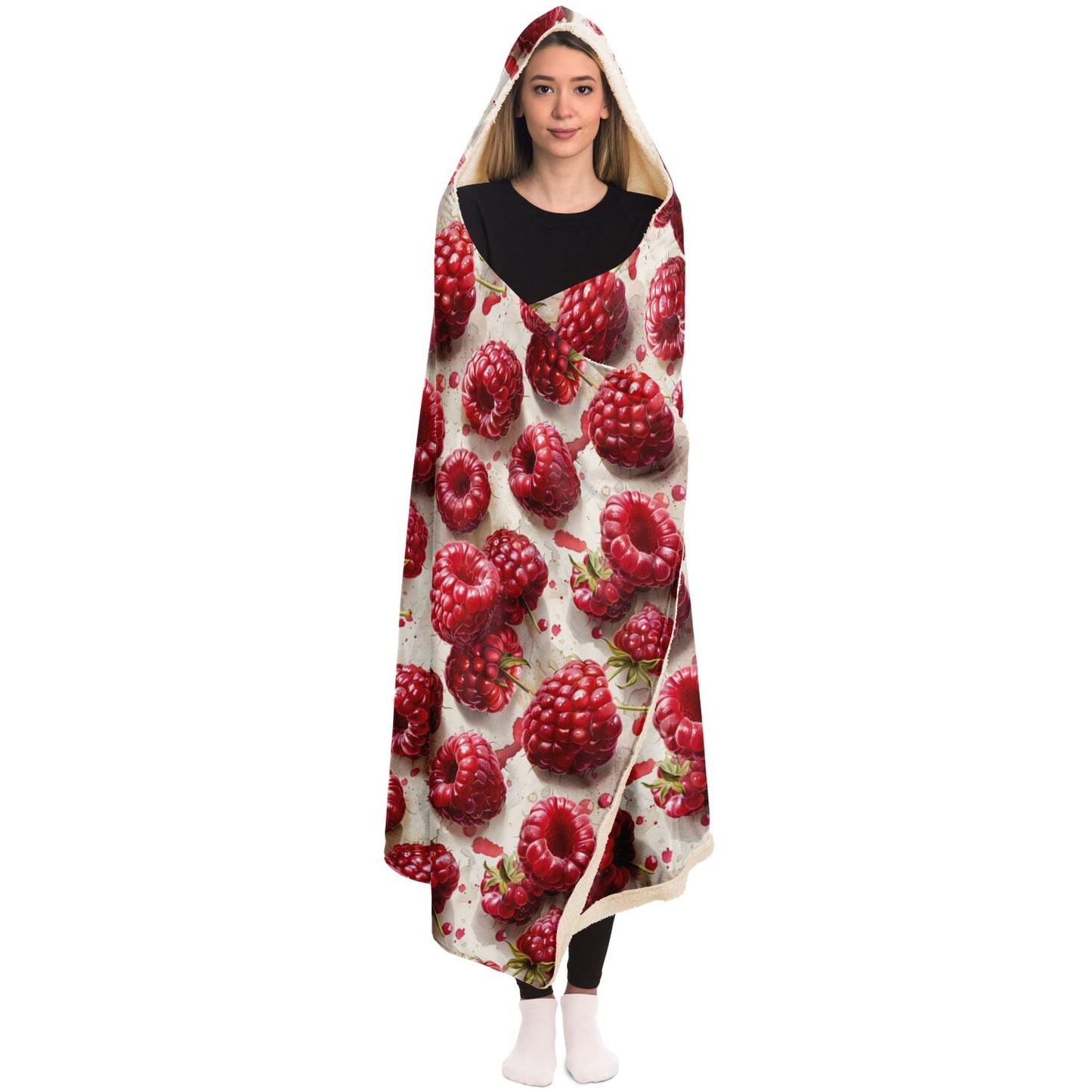 Raspberry Delight Hooded Blanket copy