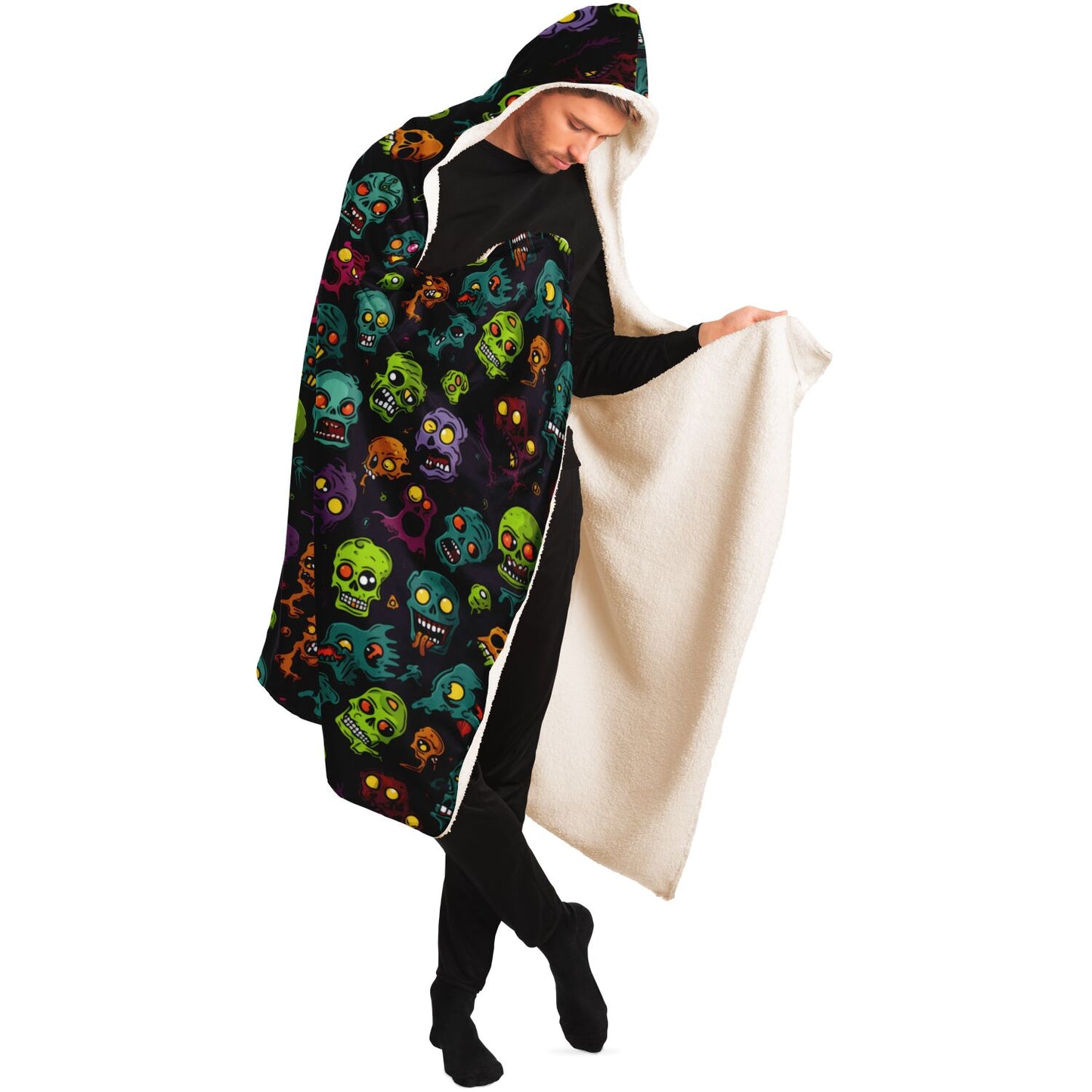 Spooky Zombie Hooded Blanket