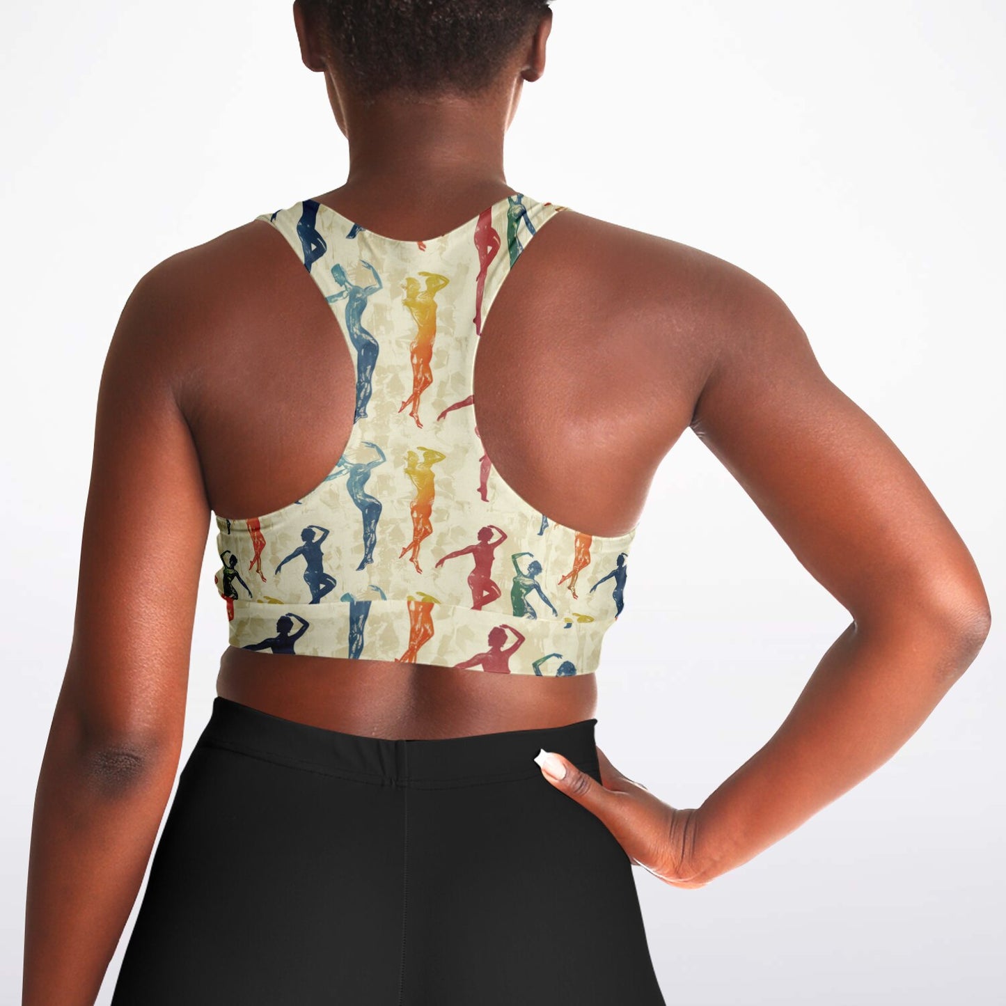 Dance Silhouettes Padded Sports Bra