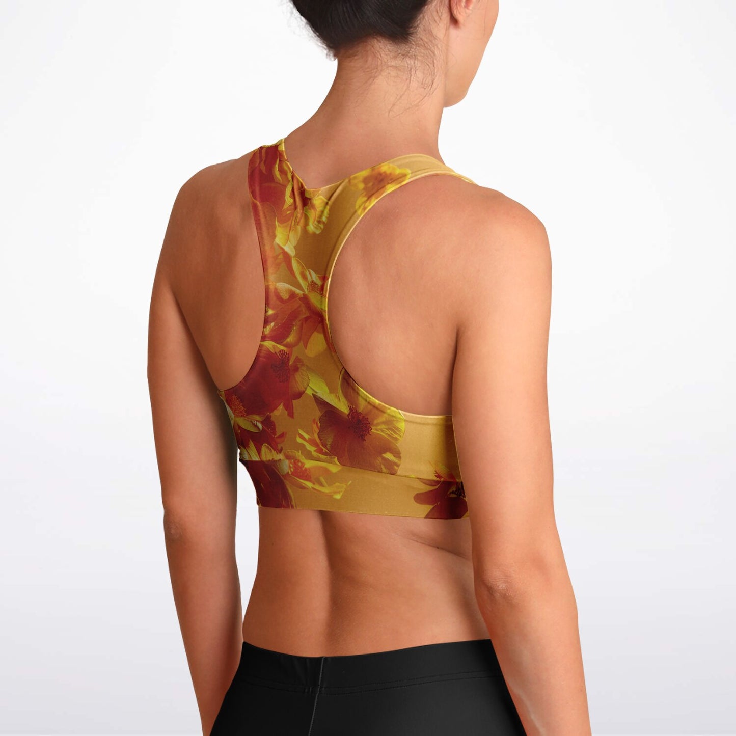 Radiant Blossom Padded Sports Bra