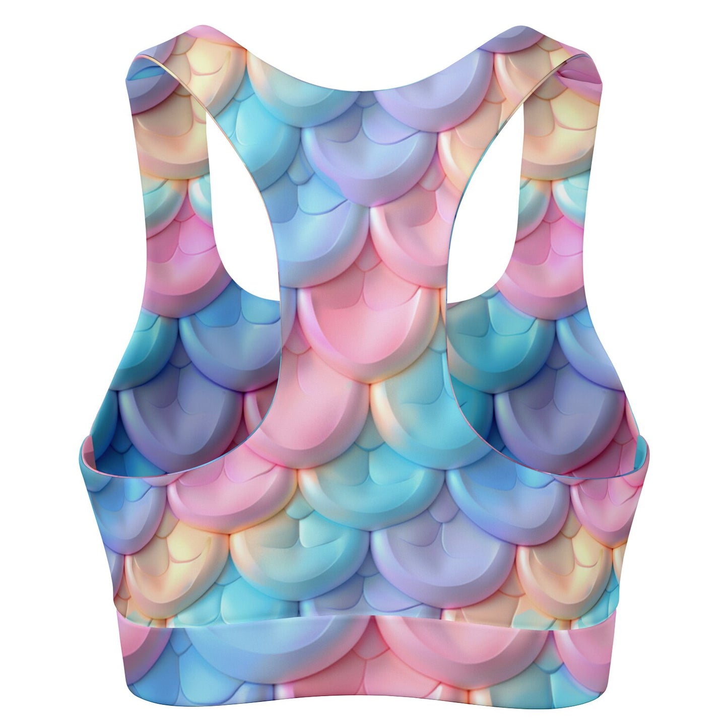 Enchanted Mermaid Scales Sports Bra