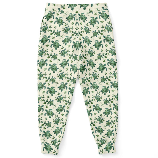 Sea Turtle High-Waisted Joggers for Eco-Friendly and Stylish Loungewear - AOP