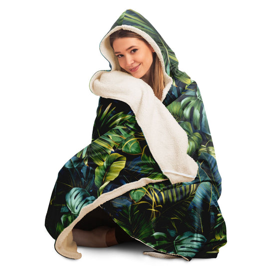 Tropical Paradise Hooded Blanket