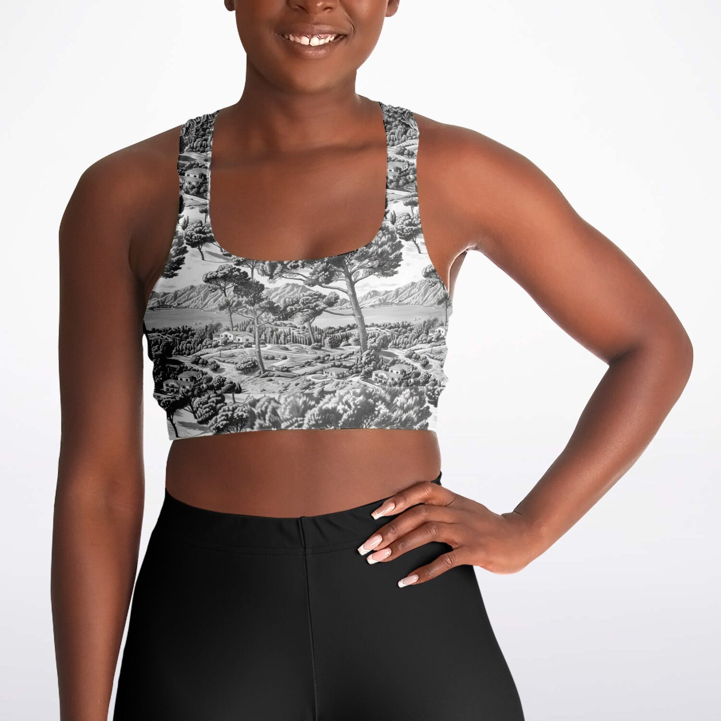 Scenic Landscape Sports Bra