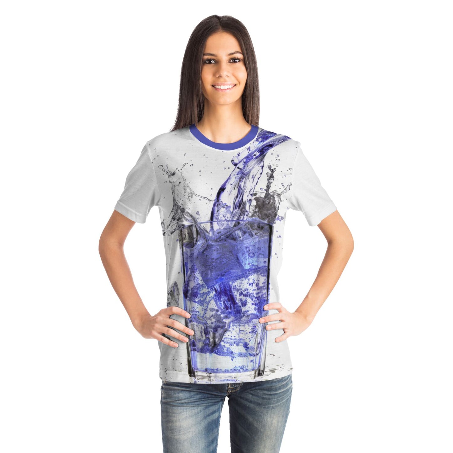 Dynamic Purple Splash T-Shirt