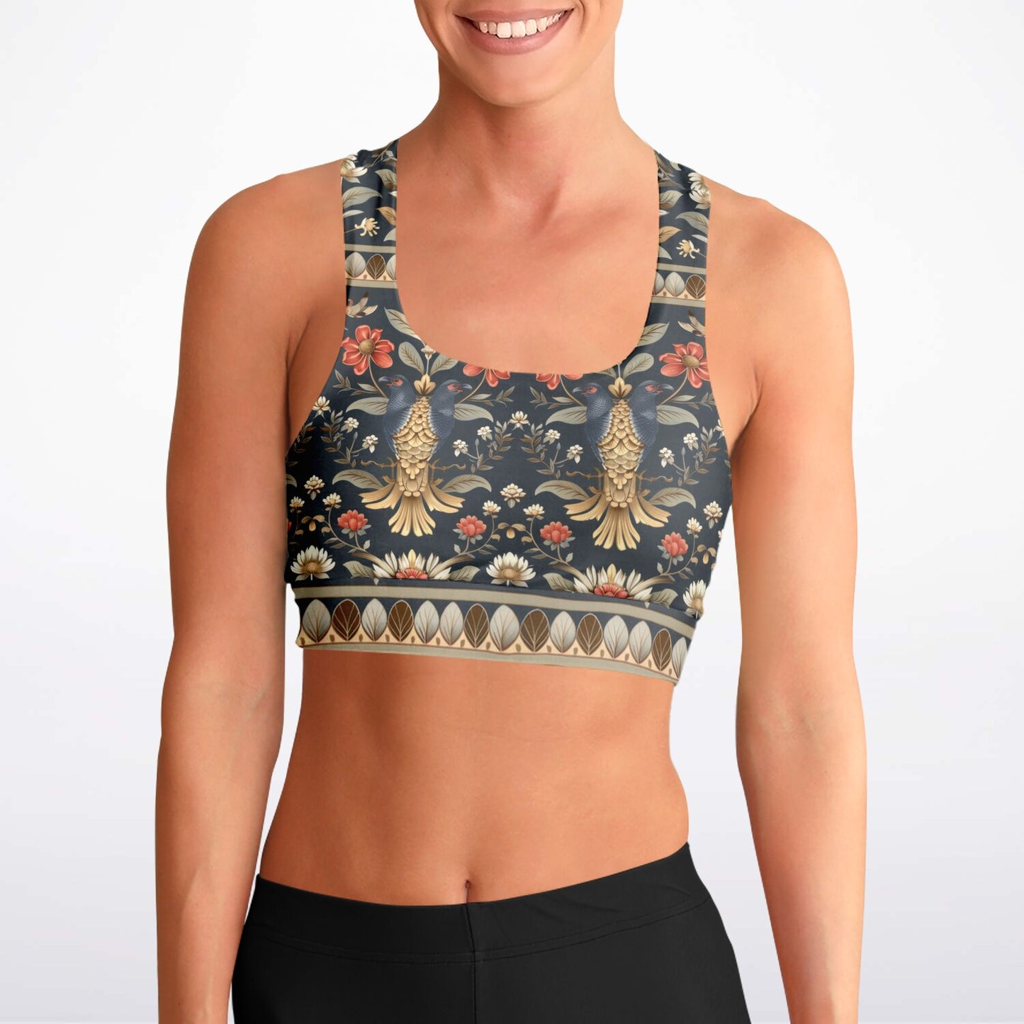 Regal Elegance Padded Sports Bra